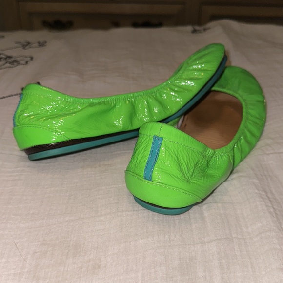 Tieks Galactic Green Flats